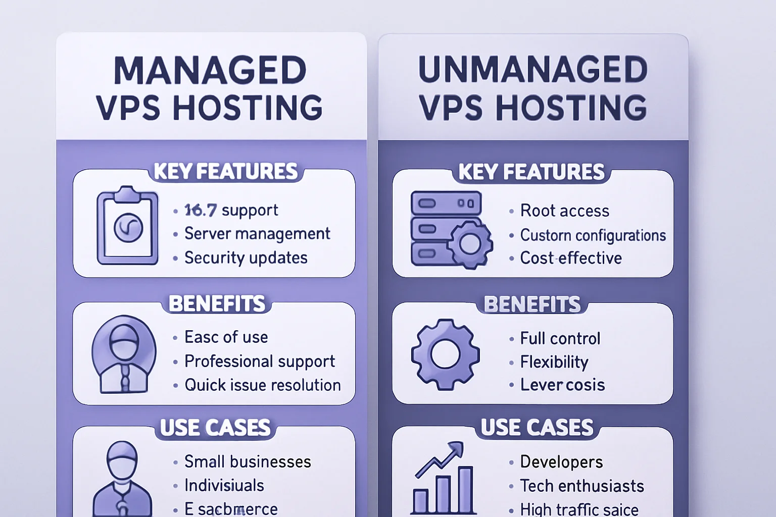 Comparaison des VPS : Solutions Cloud Gérées vs Non Gérées